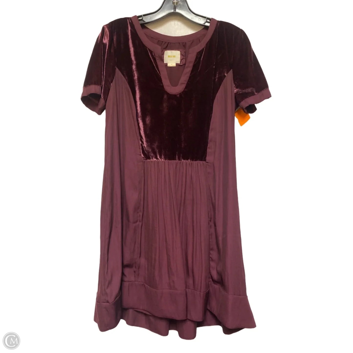 Dress Casual Short By Maeve In Maroon, Size: Sp