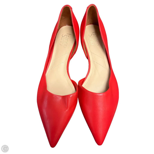 Shoes Flats By Franco Sarto In Red, Size: 9