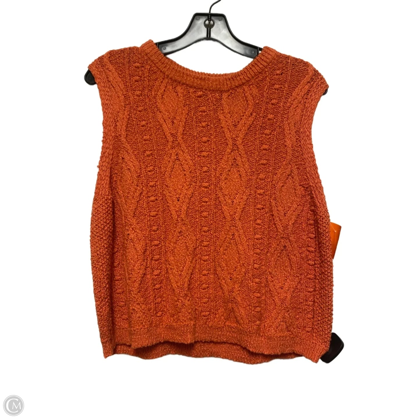 Top Sleeveless By Universal Thread In Orange, Size: L