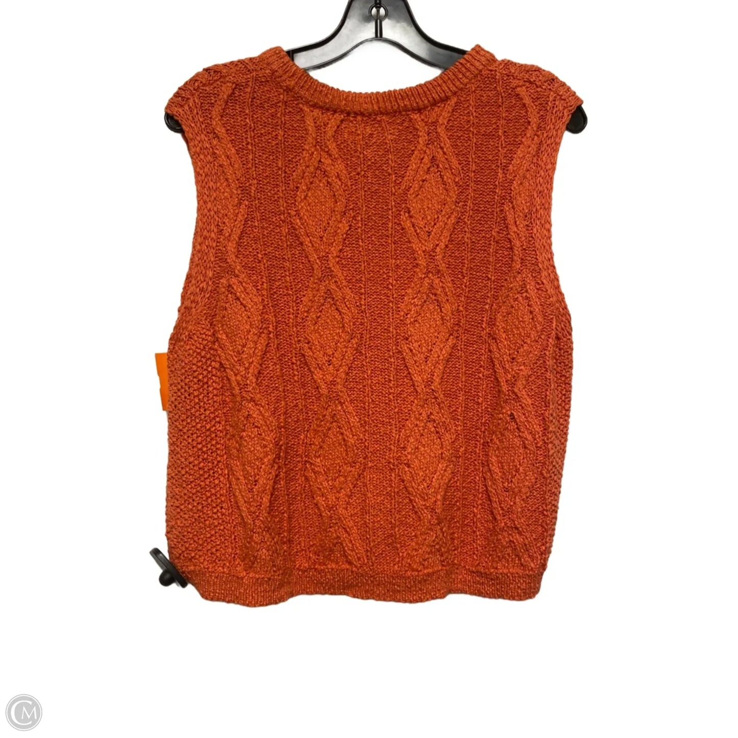 Top Sleeveless By Universal Thread In Orange, Size: L