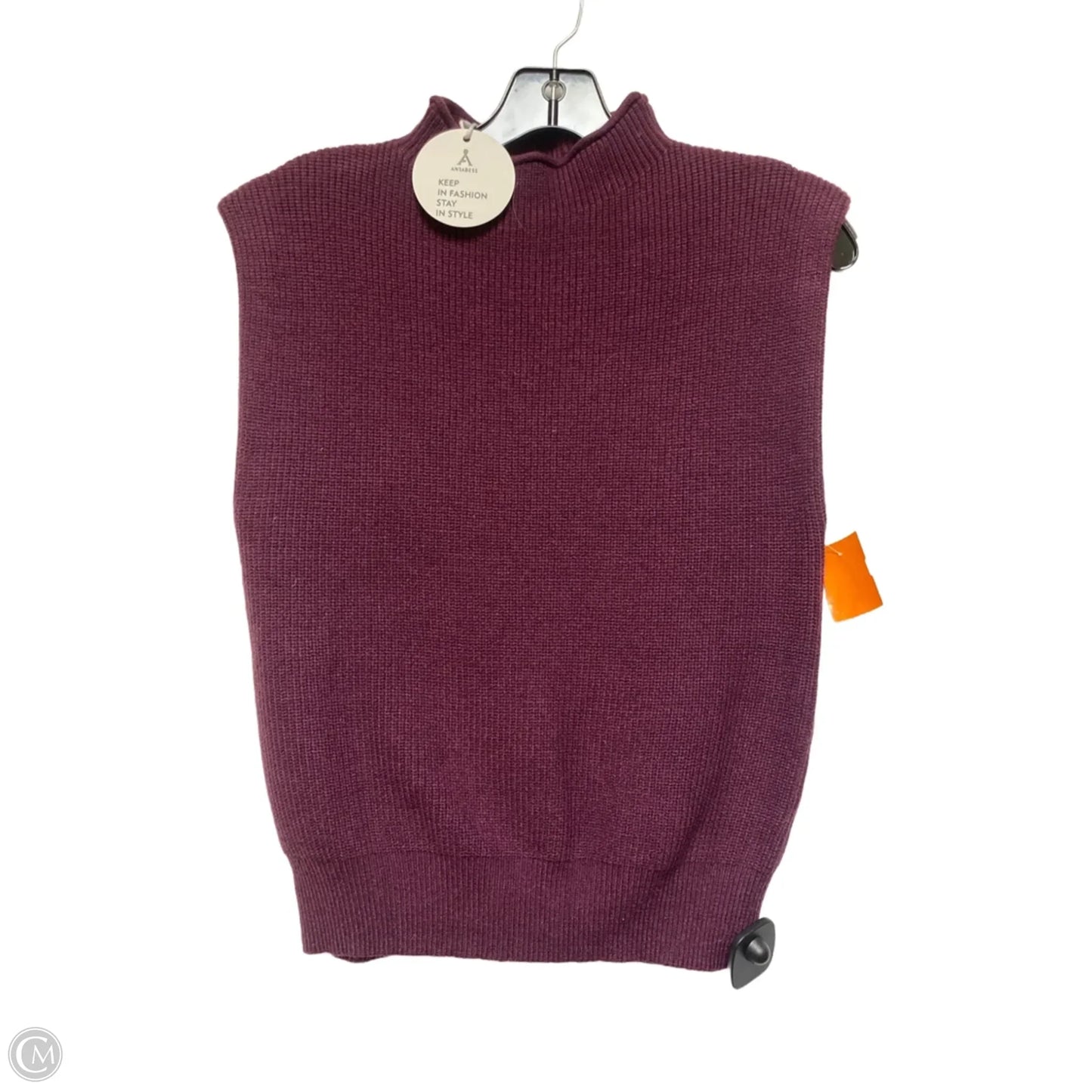 Top Sleeveless By Anrabess In Purple, Size: S