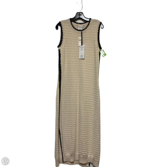 Dress Casual Maxi By Varley In Black & Cream, Size: S