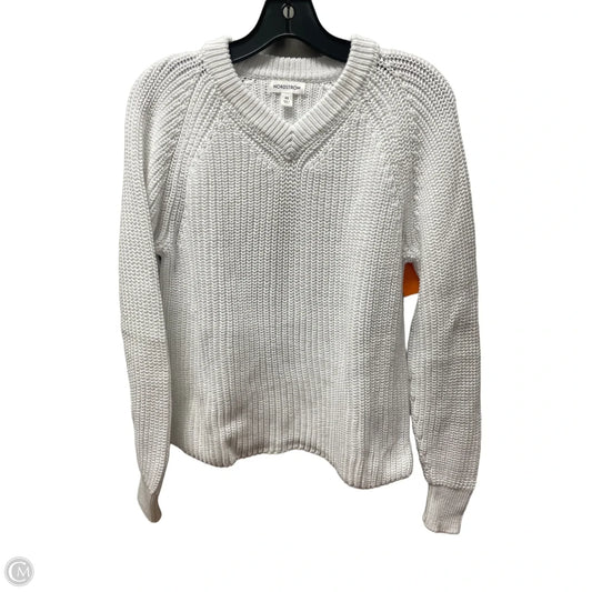 Sweater By Nordstrom In White, Size: Xs
