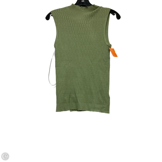 Top Sleeveless Basic By T Tahari In Green, Size: S