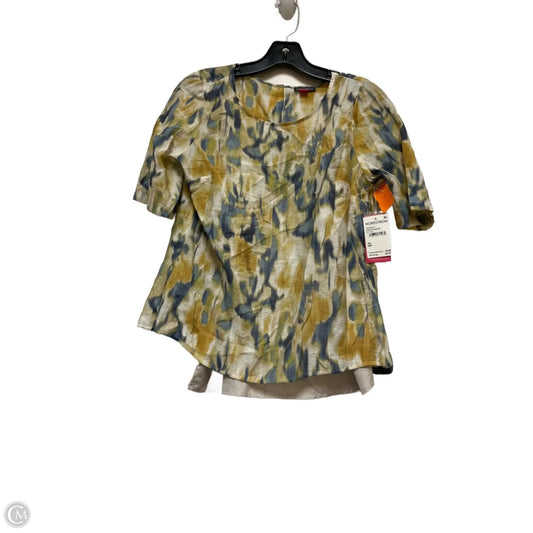 Top Short Sleeve By Vince Camuto In Blue & Green, Size: Xs
