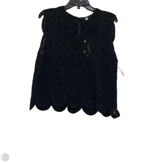 Top Sleeveless By T Tahari In Black, Size: S