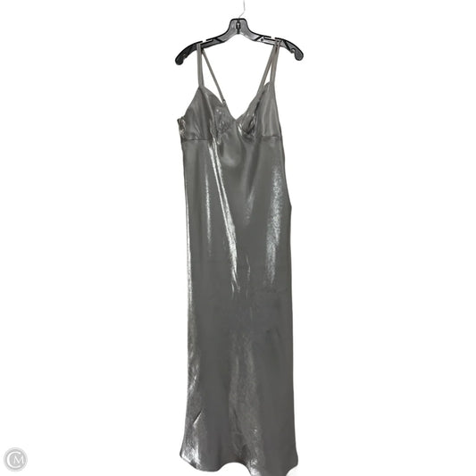 Dress Casual Maxi By Wild Fable In Silver, Size: Xl