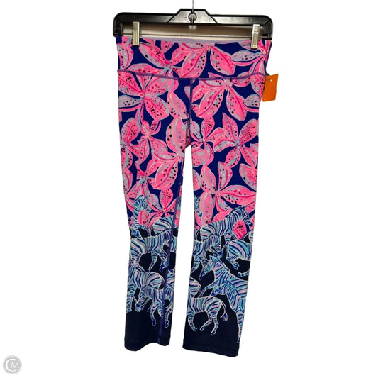 Pants Designer By Lilly Pulitzer In Blue & Pink, Size: S
