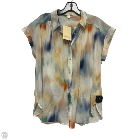 Top Short Sleeve By Clothes Mentor In Multi-colored, Size: S