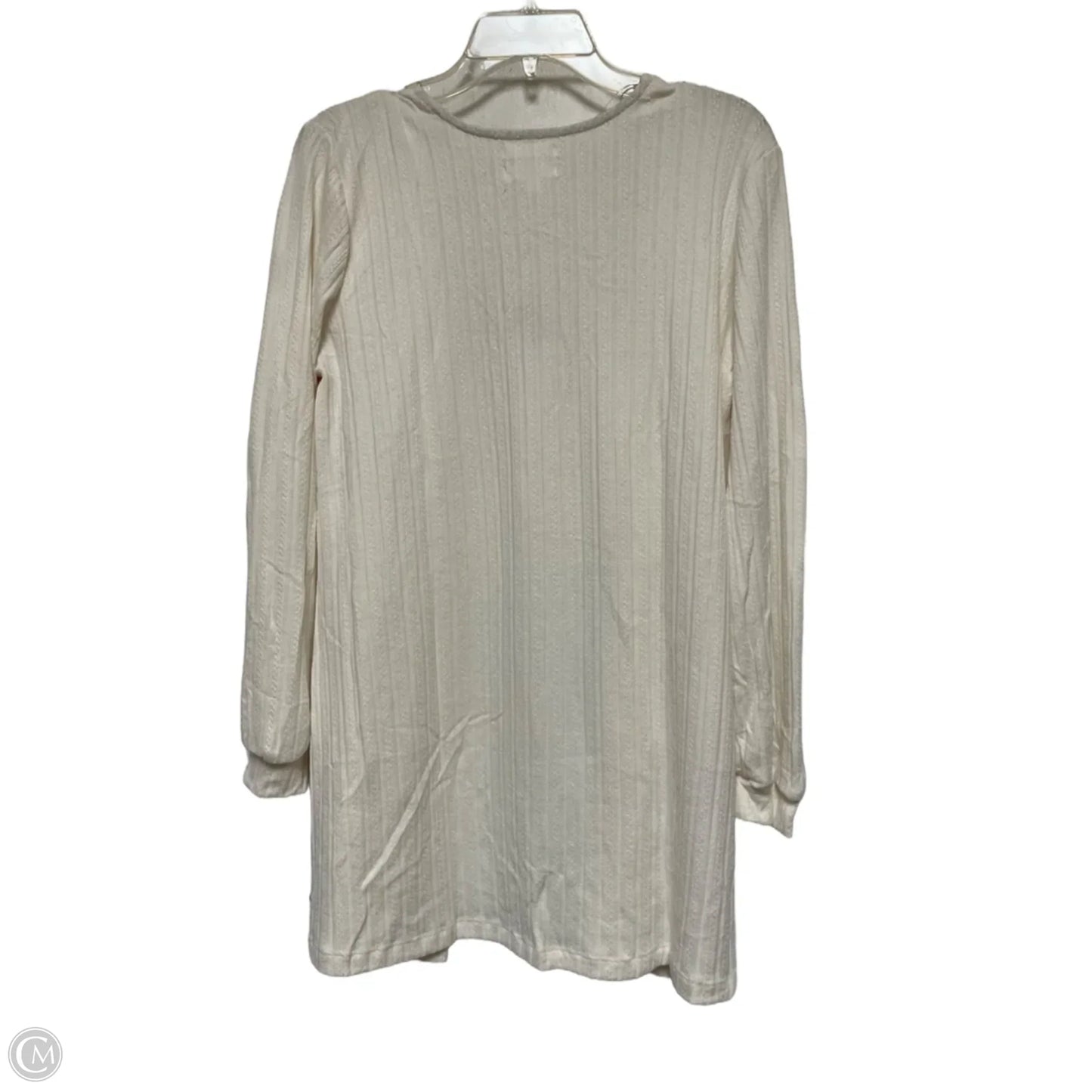 Cardigan By Blu Pepper In Cream, Size: S