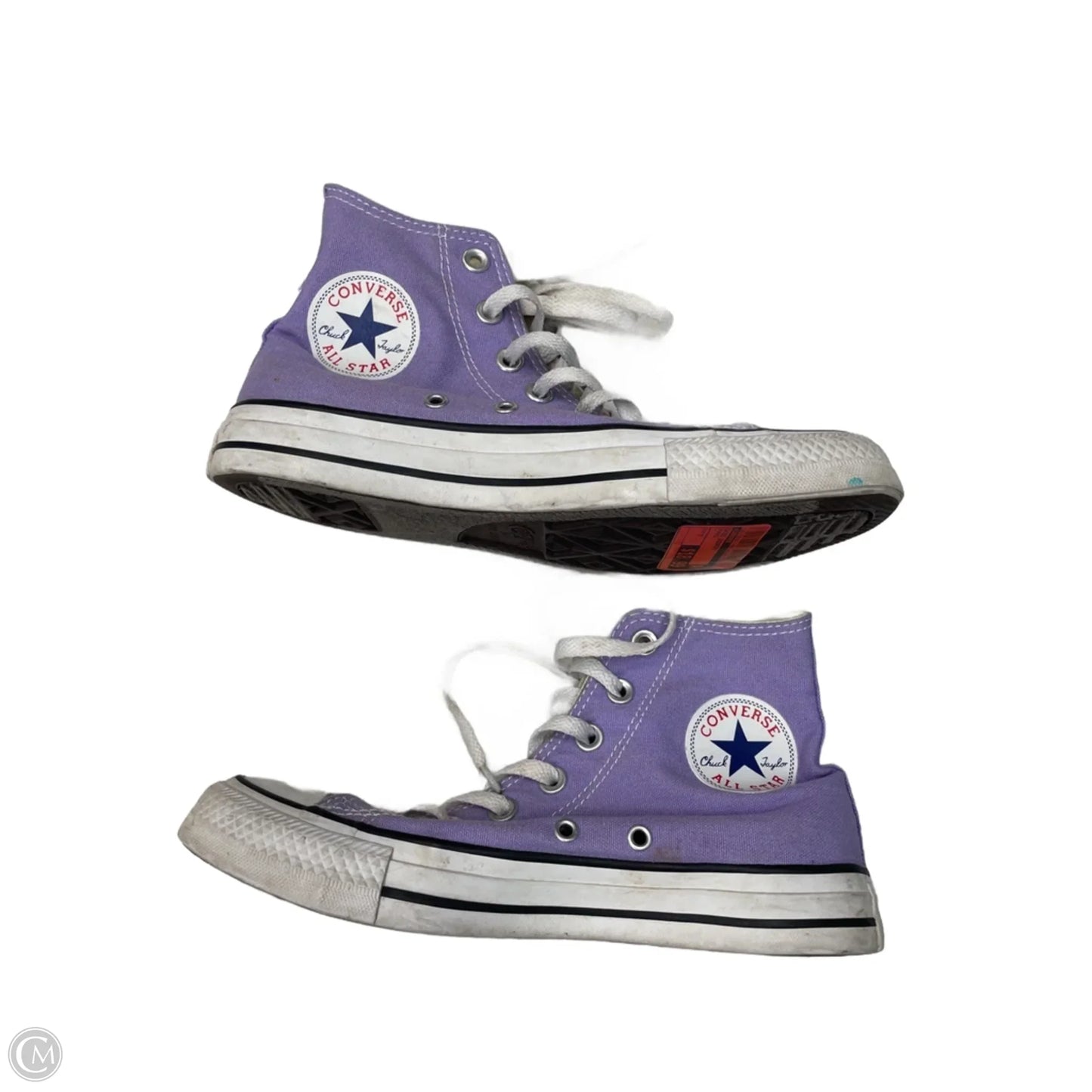 Shoes Sneakers By Converse In Purple, Size: 7