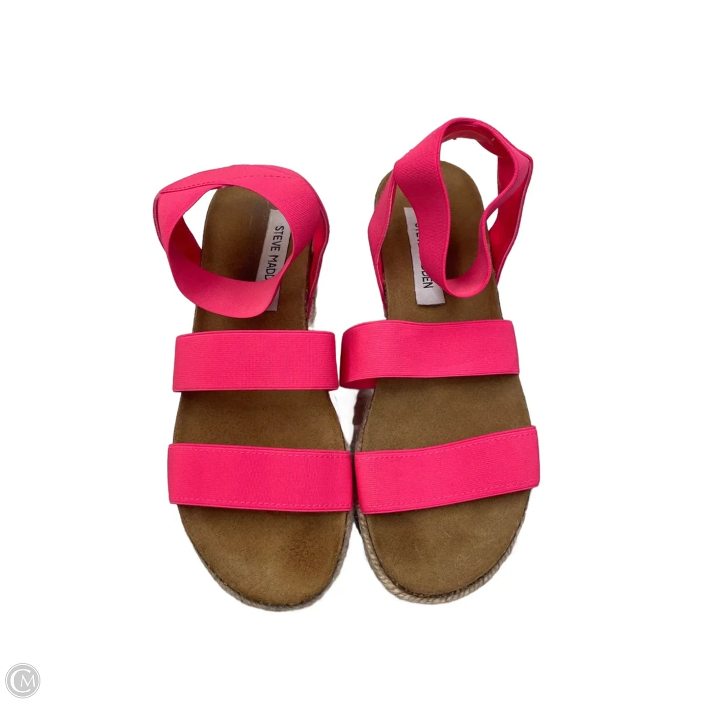 Sandals Heels Platform By Steve Madden In Pink, Size: 8