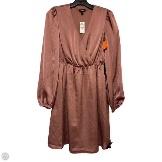 Dress Casual Short By Express In Mauve, Size: Xs