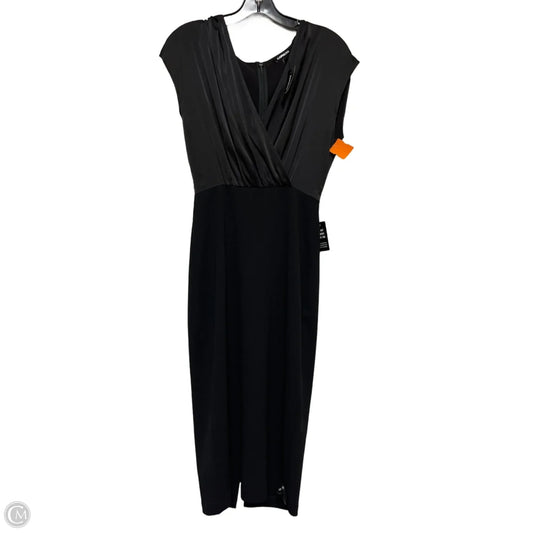 Dress Casual Midi By Express In Black, Size: Xs