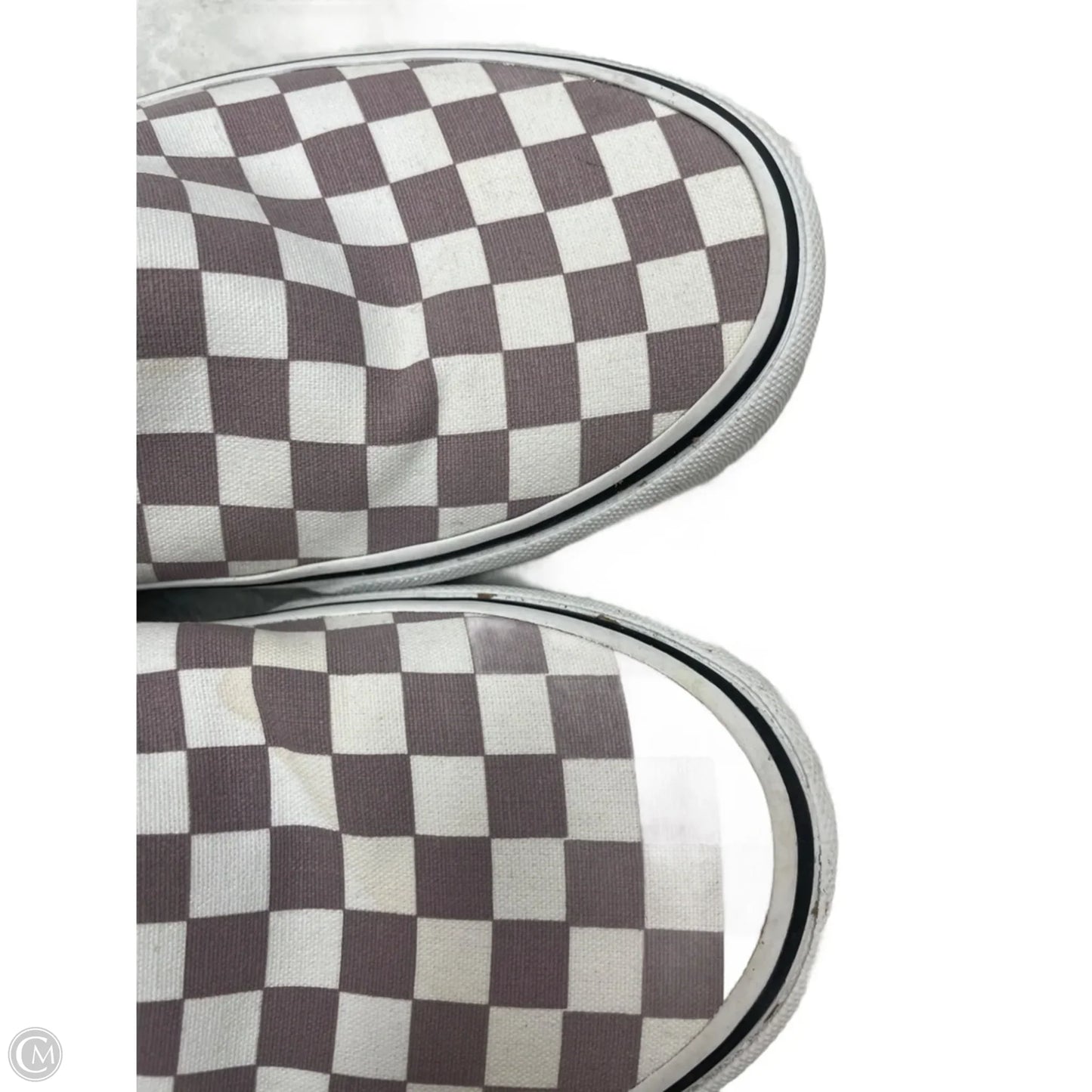 Shoes Flats By Vans In Checkered Pattern, Size: 11