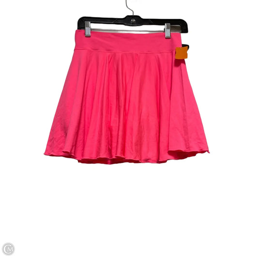 Athletic Skort By Oqq In Pink, Size: L