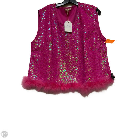 Top Sleeveless By Clothes Mentor In Pink, Size: 2x