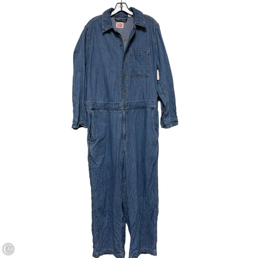 Jumpsuit By Levis In Blue Denim, Size: L
