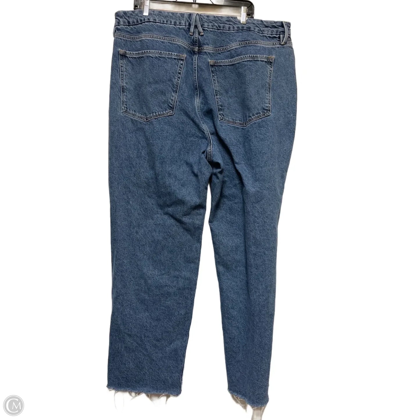 Jeans Boot Cut By Good American In Blue Denim, Size: 18