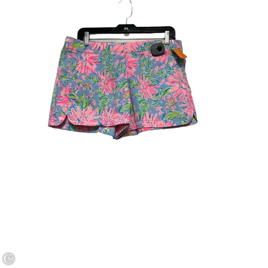 Shorts Designer By Lilly Pulitzer In Blue & Pink, Size: 8