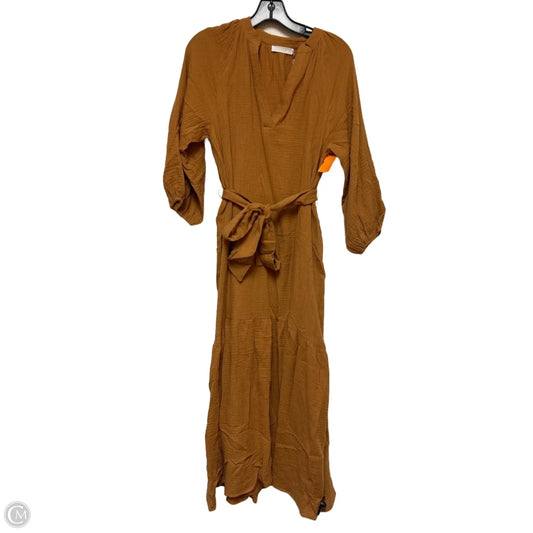 Dress Casual Midi By Lush In Tan, Size: S