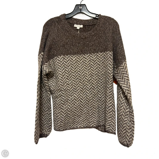 Sweater By Blu Pepper In Brown, Size: S