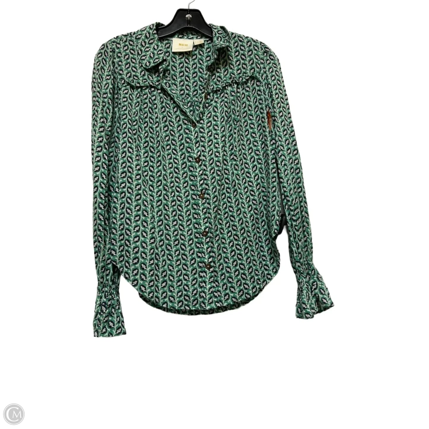 Top Long Sleeve By Maeve In Animal Print, Size: Xs