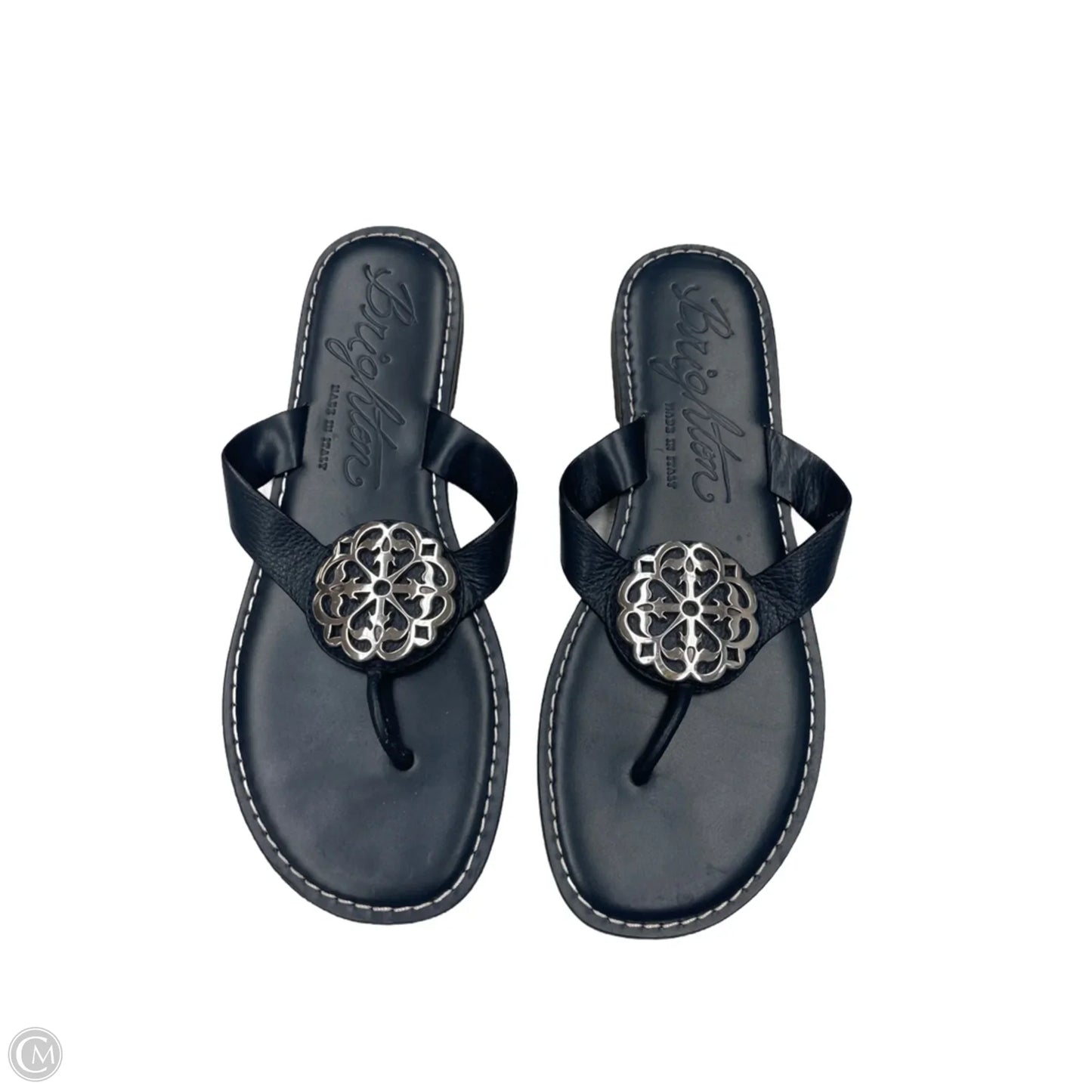 Sandals Designer By Brighton In Navy, Size: 8.5