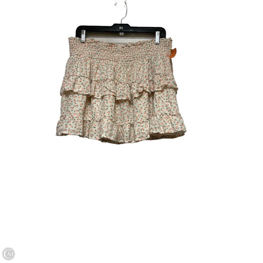 Skirt Mini & Short By Aerie In Floral Print, Size: Xl