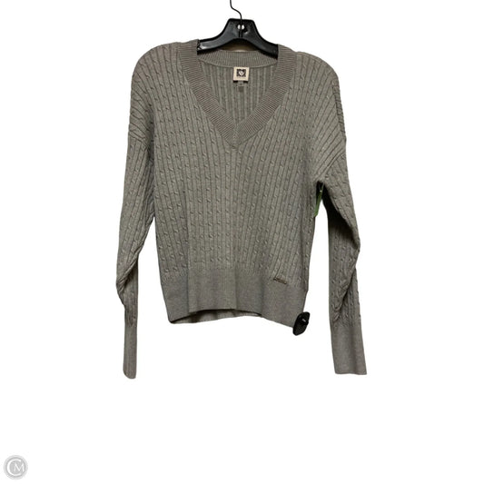 Sweater By Anne Klein In Grey, Size: S