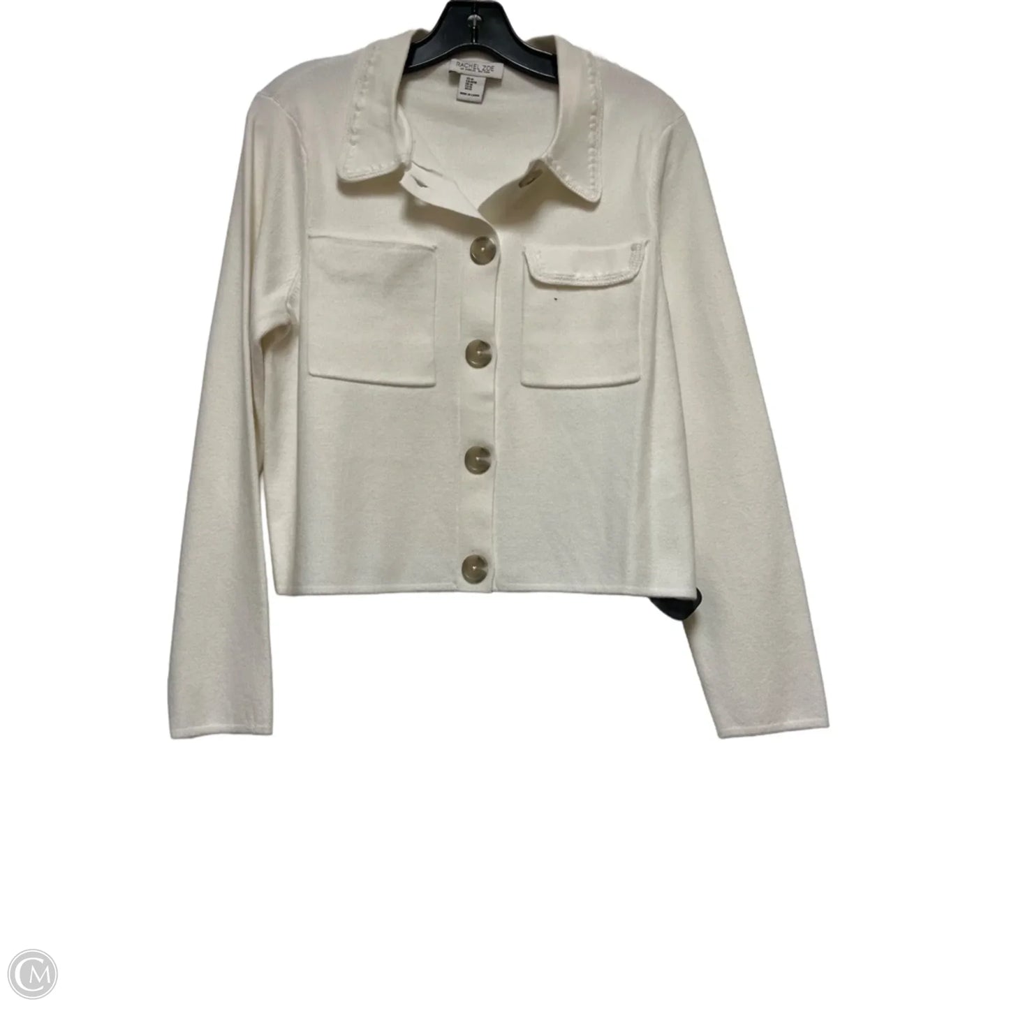 Top Long Sleeve By Rachel Zoe In Ivory, Size: M