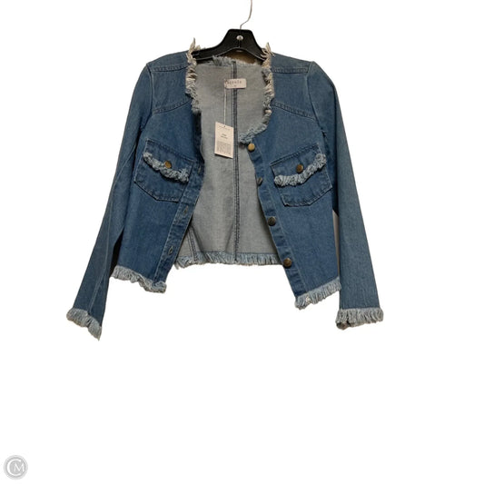 Jacket Denim By Clothes Mentor In Blue Denim, Size: Xs
