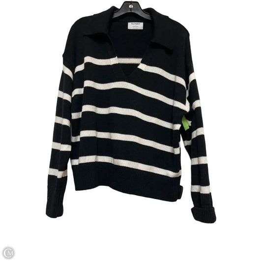 Sweater By Old Navy In Striped Pattern, Size: L