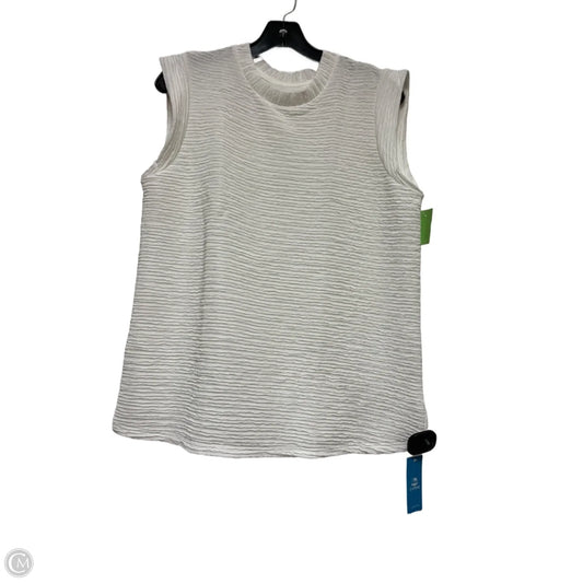 Top Sleeveless By Cupshe In White, Size: L