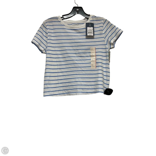 Top Short Sleeve Basic By Universal Thread In Striped Pattern, Size: Xs