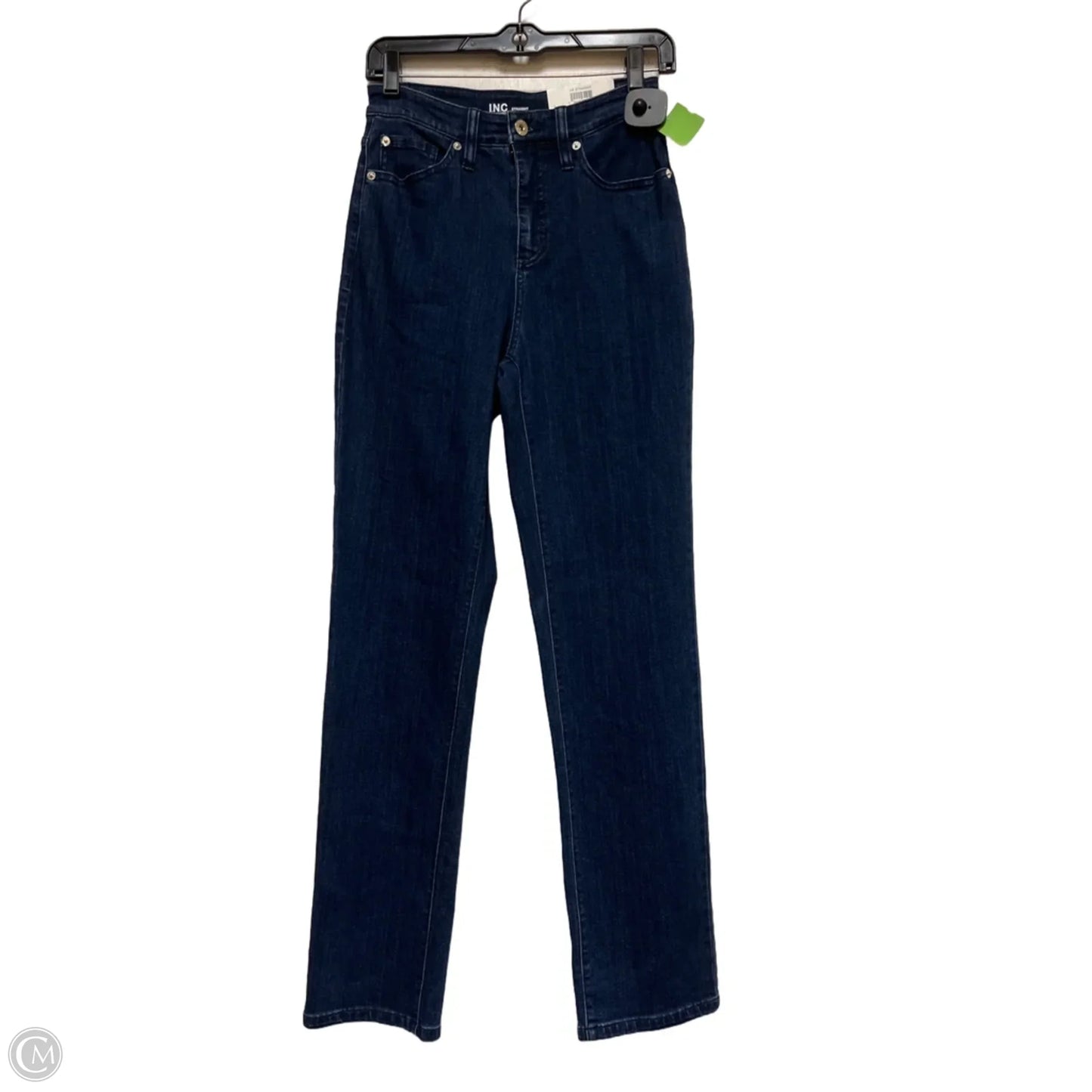 Jeans Straight By Inc In Blue Denim, Size: 2