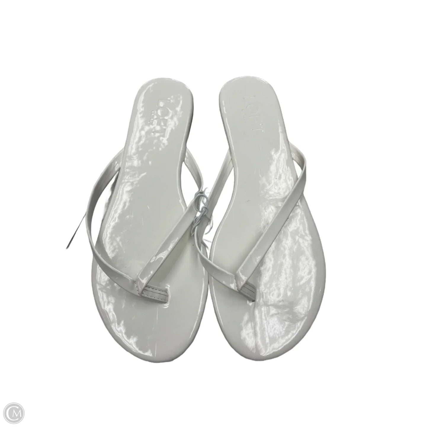 Sandals Flats By Loft In White, Size: 6