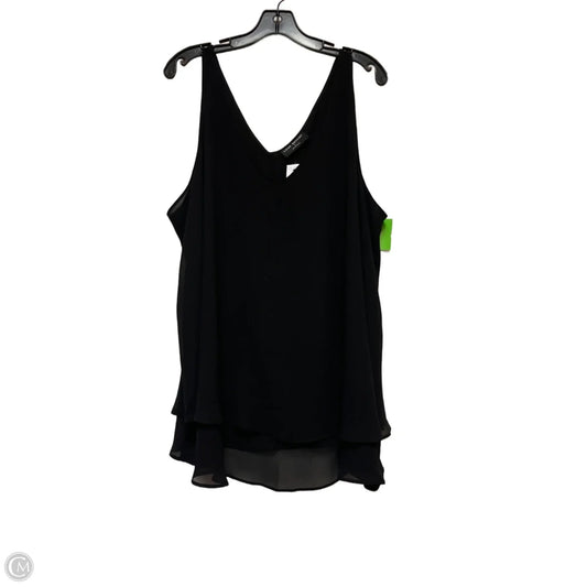 Top Sleeveless By Lane Bryant In Black, Size: Xxl