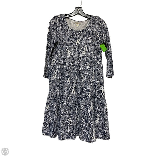 Dress Designer By Lilly Pulitzer In Blue & White, Size: S