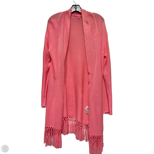 Cardigan Designer By Lilly Pulitzer In Pink, Size: Xl