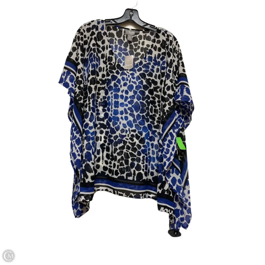Top Short Sleeve By Chicos In Black & Blue, Size: S