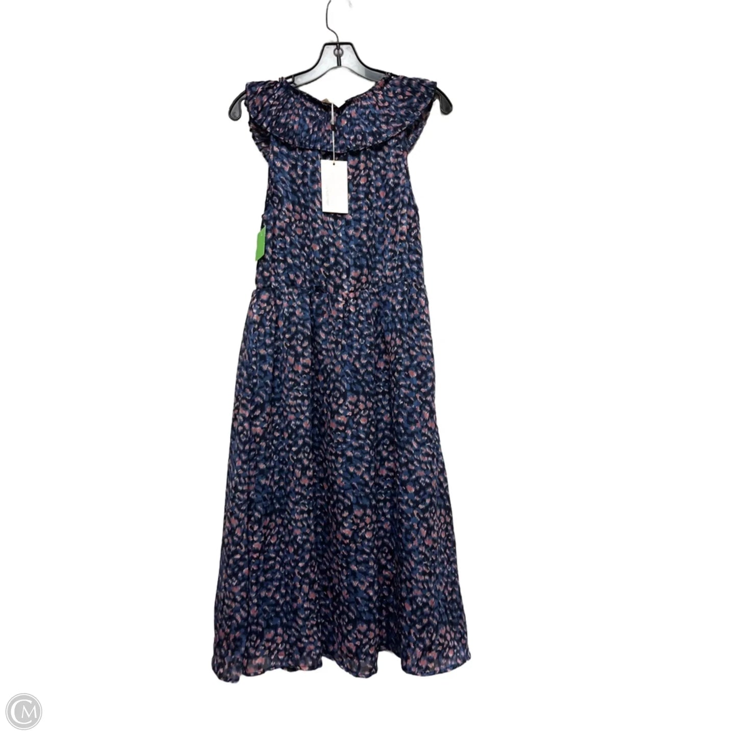 Dress Casual Midi By Clothes Mentor In Blue & Red, Size: S