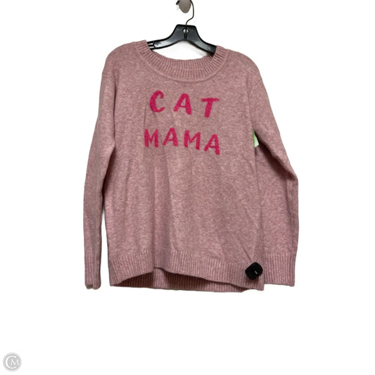 Sweater By Loft In Pink, Size: S