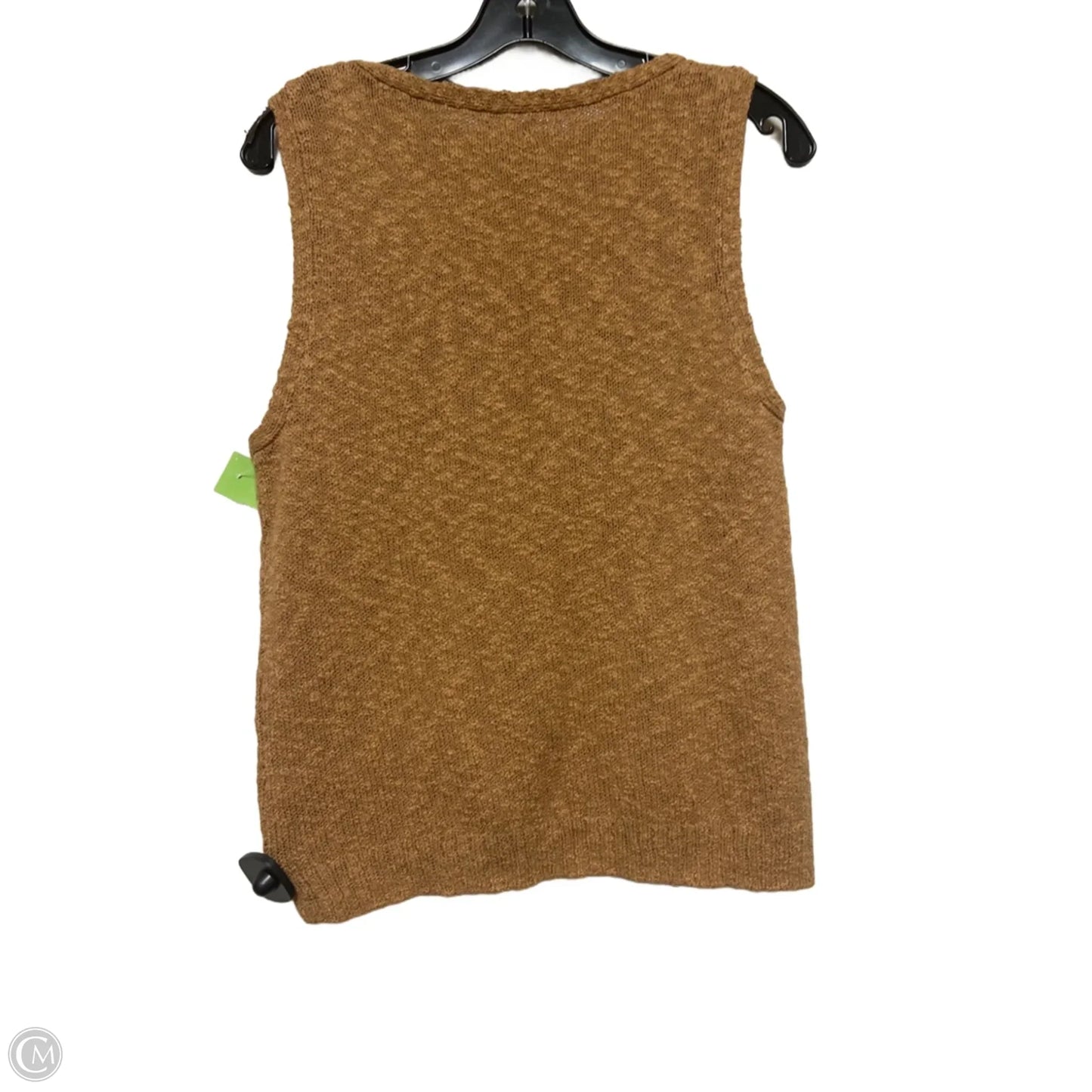 Top Sleeveless By J. Crew In Tan, Size: L