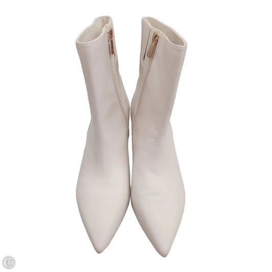 Boots Ankle Heels By Naturalizer In Cream, Size: 7.5