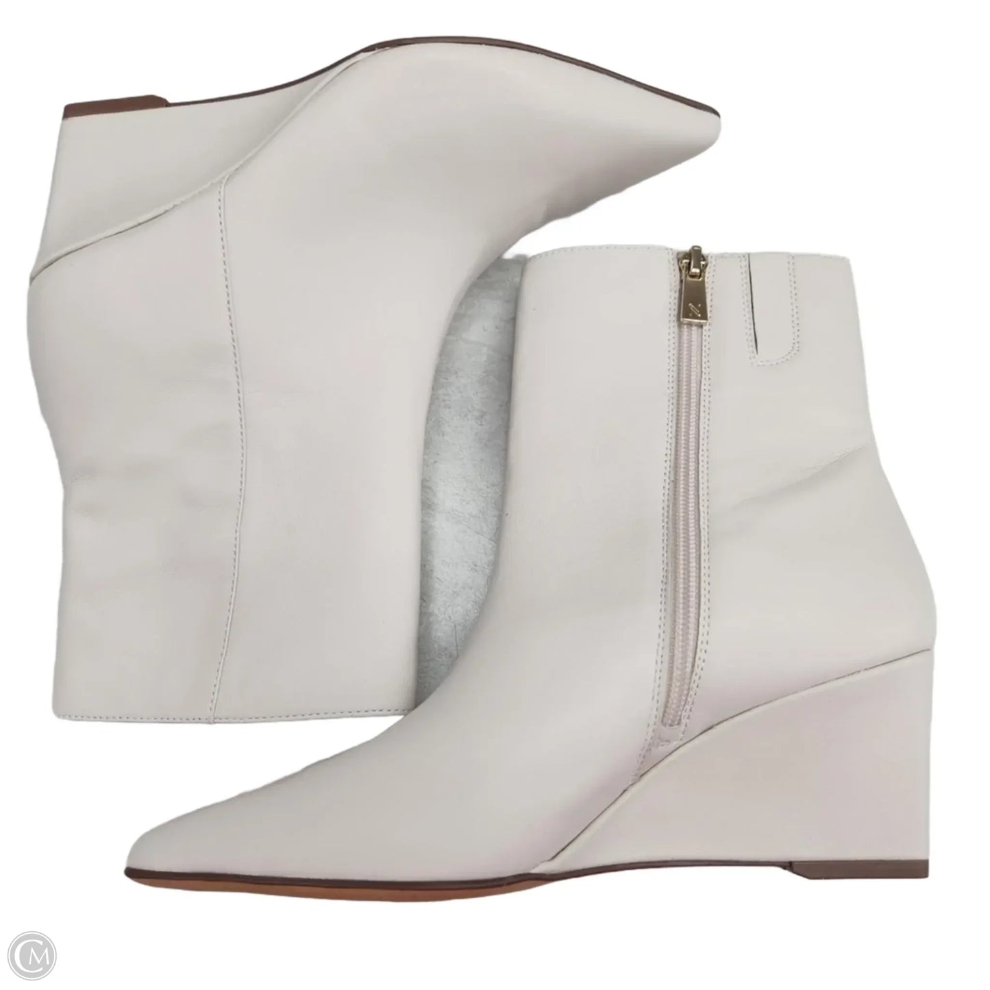 Boots Ankle Heels By Naturalizer In Cream, Size: 7.5