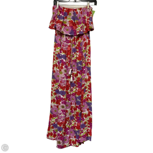 Dress Casual Maxi By Japna In Floral Print, Size: M