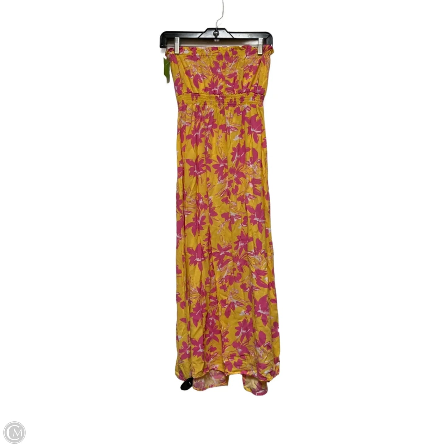 Dress Casual Midi By Jessica Simpson In Pink & Yellow, Size: S