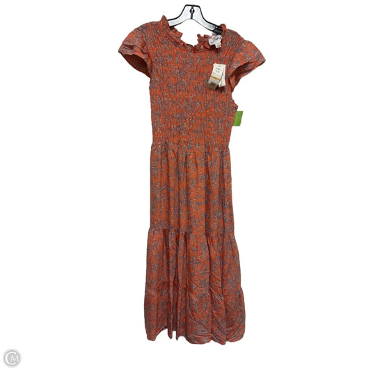 Dress Casual Midi By Sam Edelman In Blue & Orange, Size: S