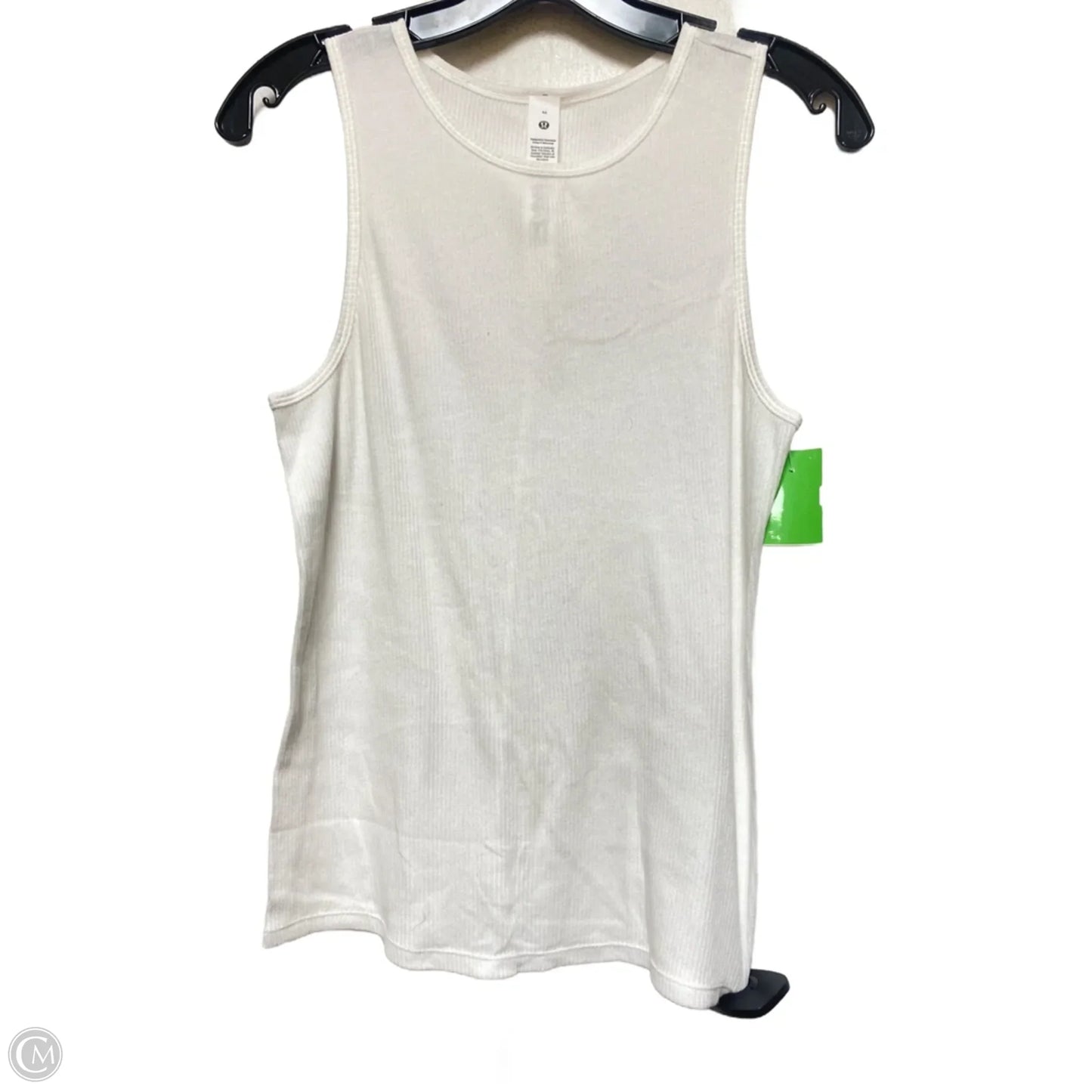 Athletic Tank Top By Lululemon In White, Size: M